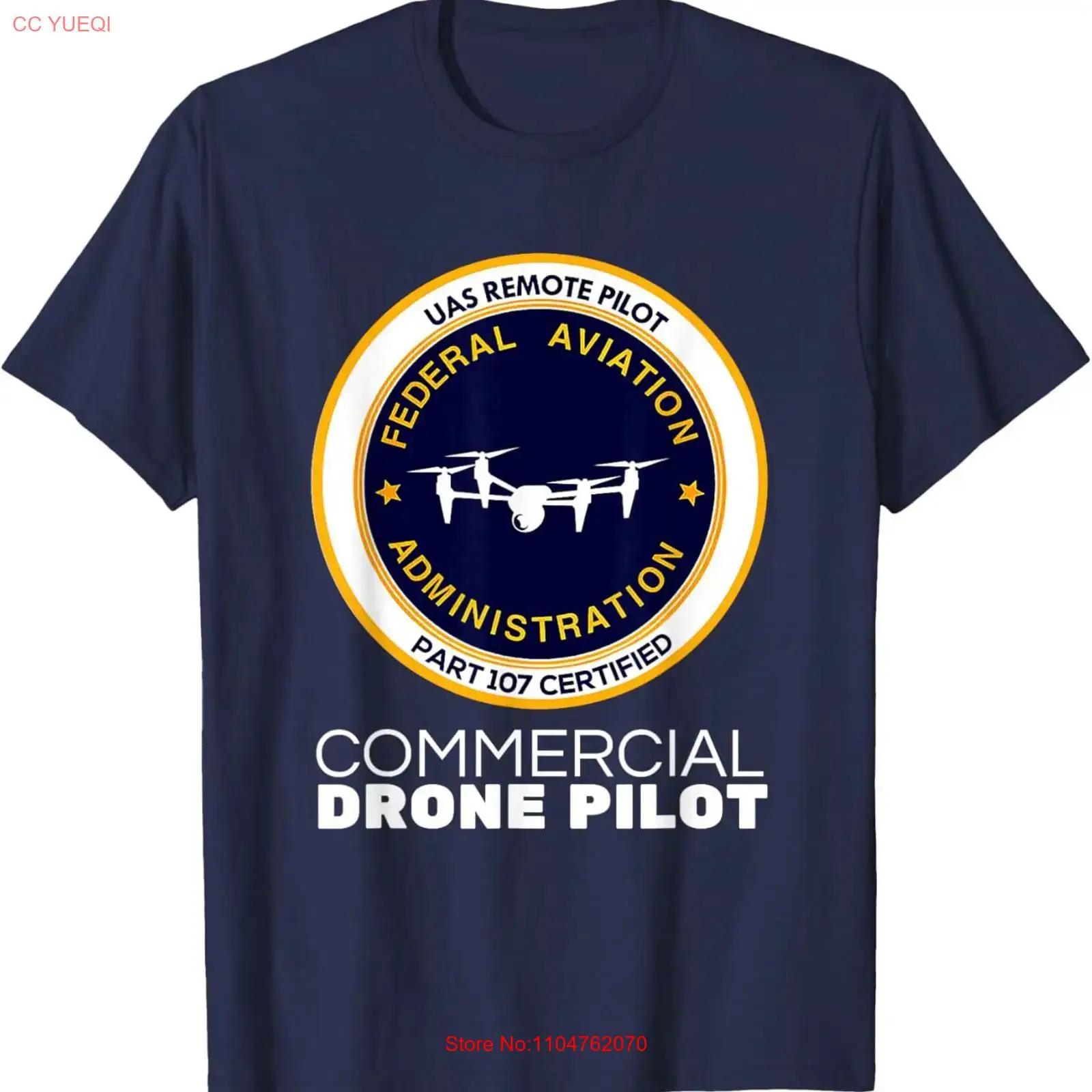 Commercial Printing & Packaging Pvt Ltd Photos - Camiseta FAA Commercial Drone Pilot, vintage,