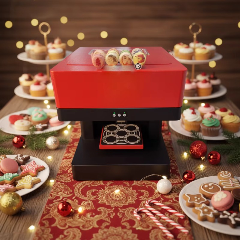 3D Printing Commercial Use - Impressora multifuncional de pizza de café