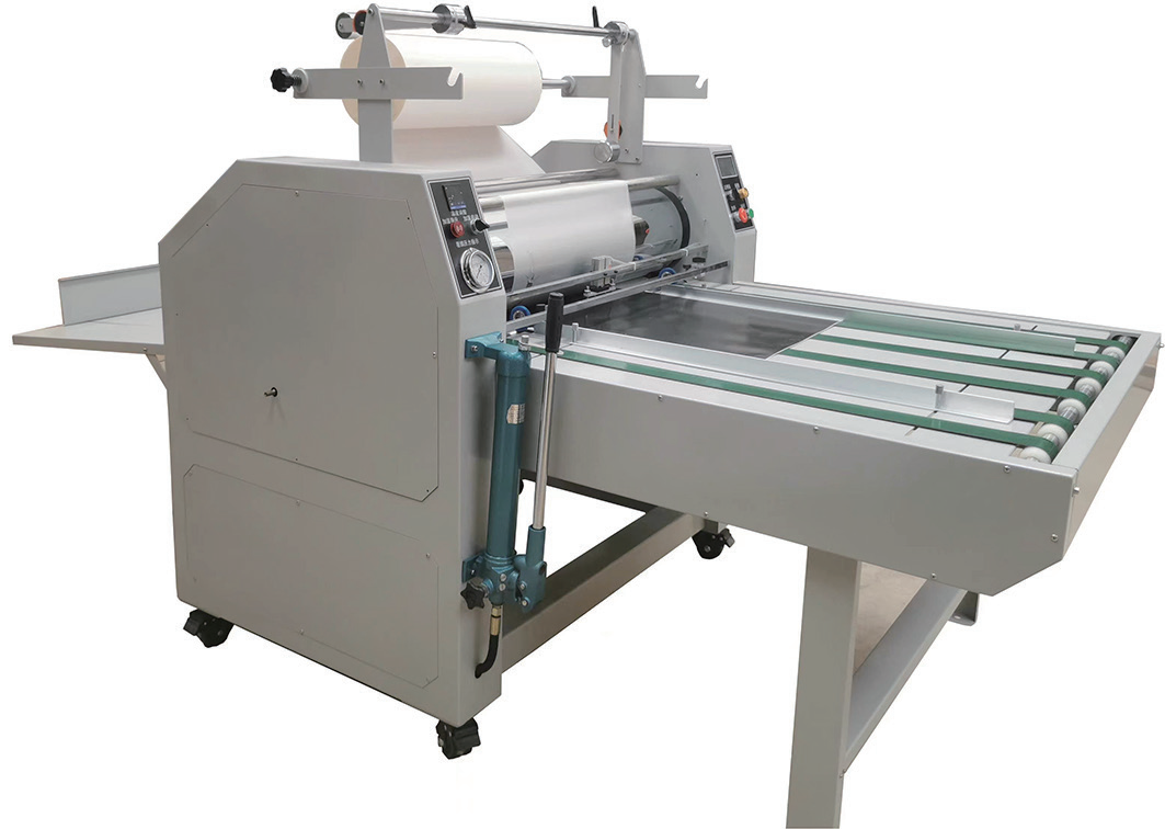 Commercial Printing Shop - Máquina de Laminação Hidráulica Automática de
