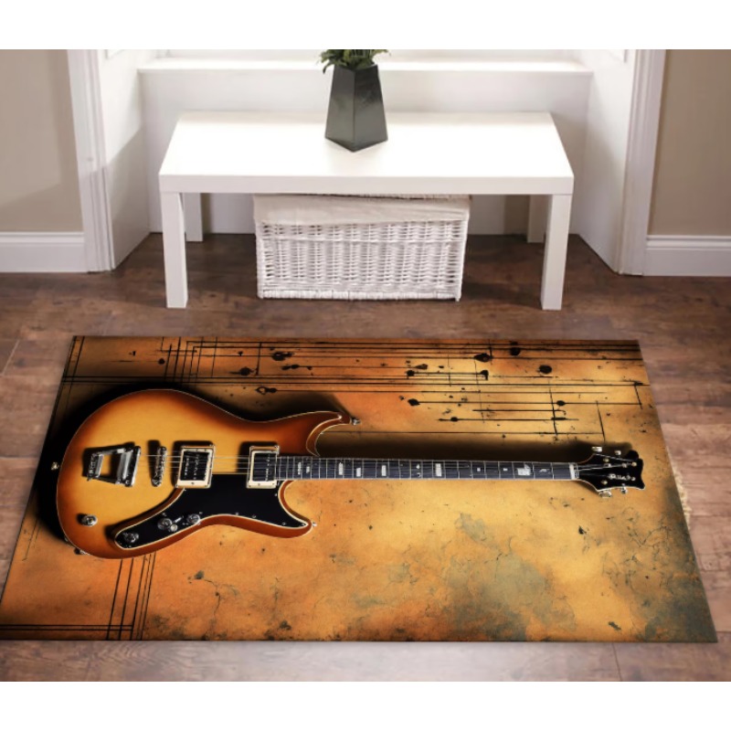 Guitarra impressão música tema - Commercial Printing Icon avaliação e preço